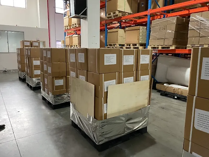 accobio palletized finished goods shipping 1